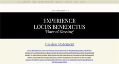 Desktop Screenshot of locusbenedictus.org