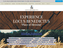 Tablet Screenshot of locusbenedictus.org